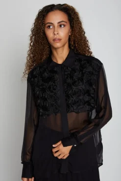 Hot Bruuns Bazaar ChiffonBBAsta shirt - Black