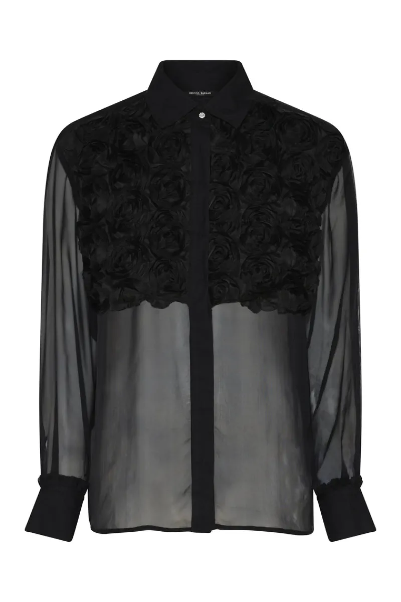 Hot Bruuns Bazaar ChiffonBBAsta shirt - Black