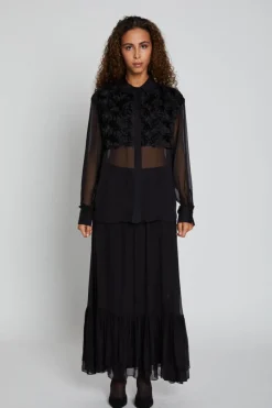 Hot Bruuns Bazaar ChiffonBBSkydance skirt - Black