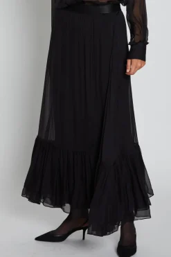 Hot Bruuns Bazaar ChiffonBBSkydance skirt - Black
