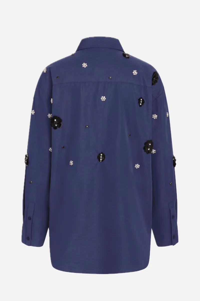 Best Bruuns Bazaar ChrisoulaBBBeia shirt - Dark Blue