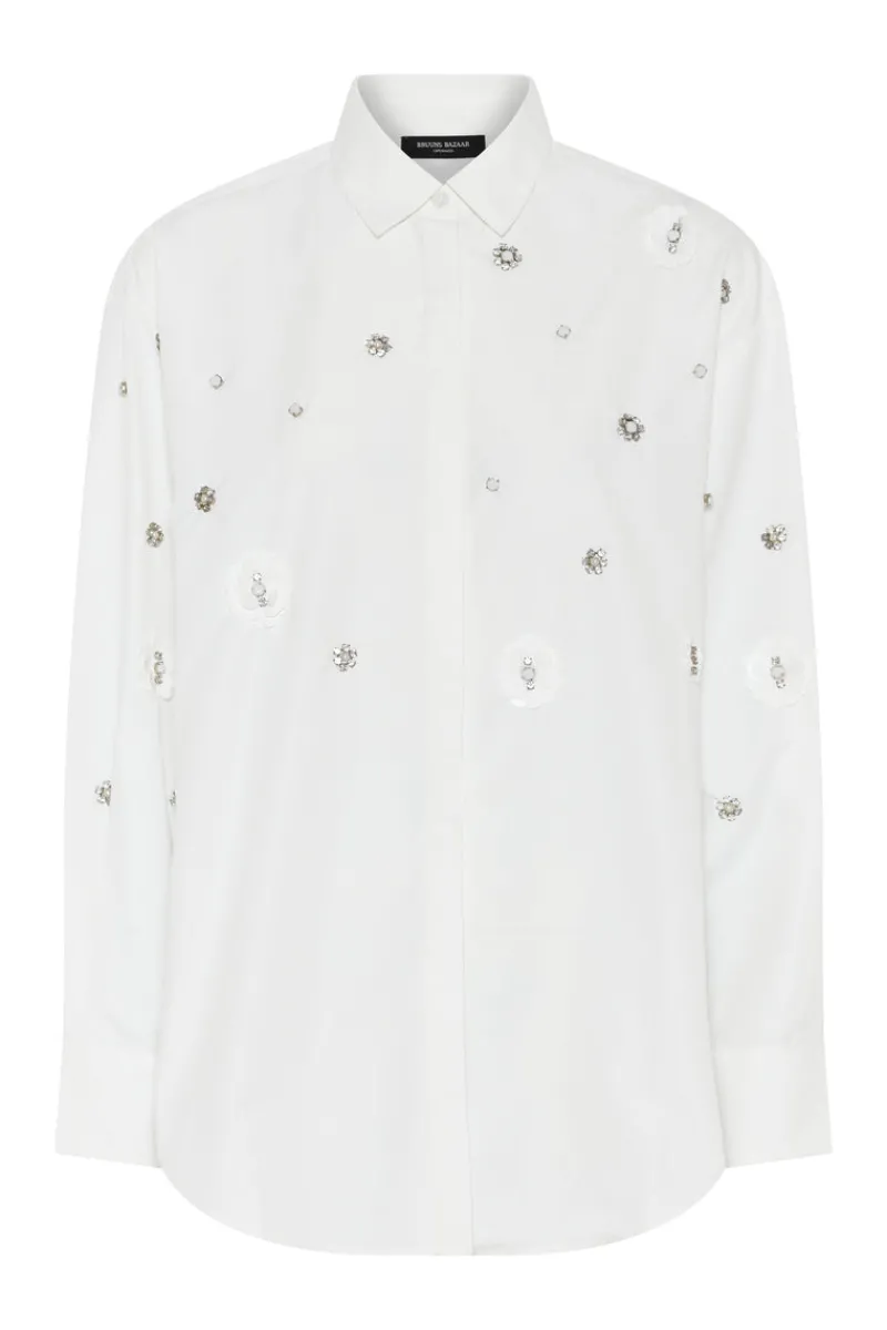 Hot Bruuns Bazaar ChrisoulaBBBeia shirt - Snow White