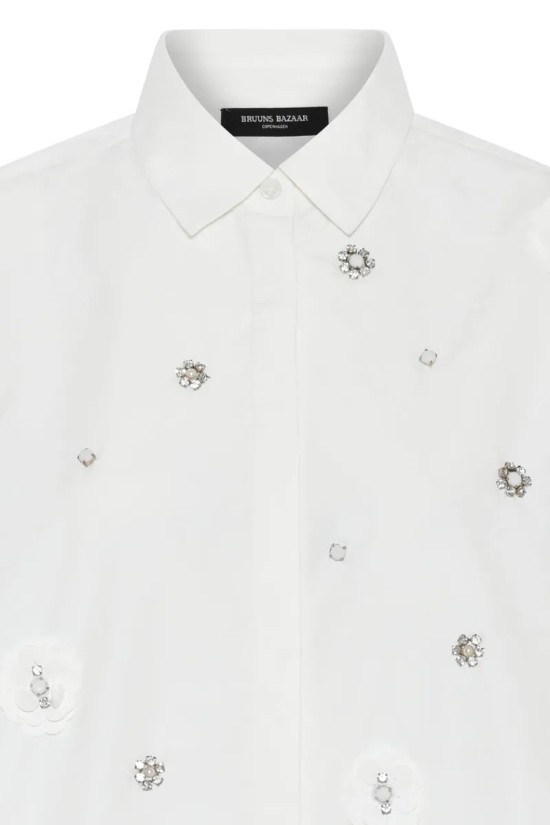 Hot Bruuns Bazaar ChrisoulaBBBeia shirt - Snow White