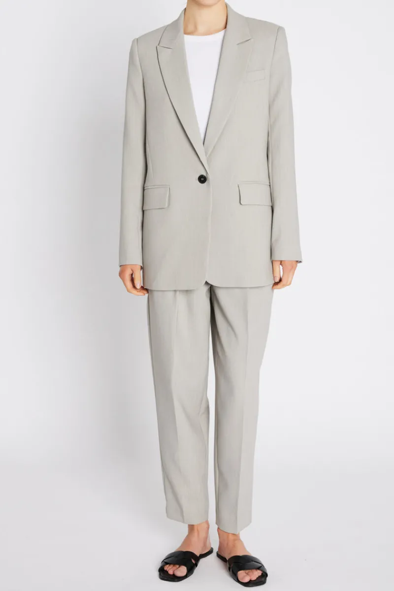 Hot Bruuns Bazaar CindySus Frida blazer - Lichtgrijs gemêleerd