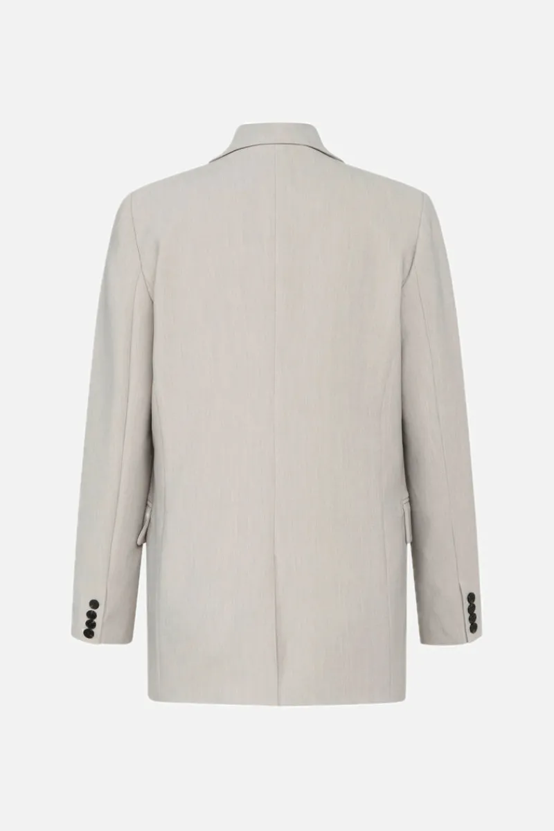 Hot Bruuns Bazaar CindySus Frida blazer - Lichtgrijs gemêleerd
