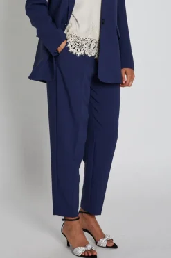 New Bruuns Bazaar CindySusBBDagny BROEK - Middeleeuws blauw