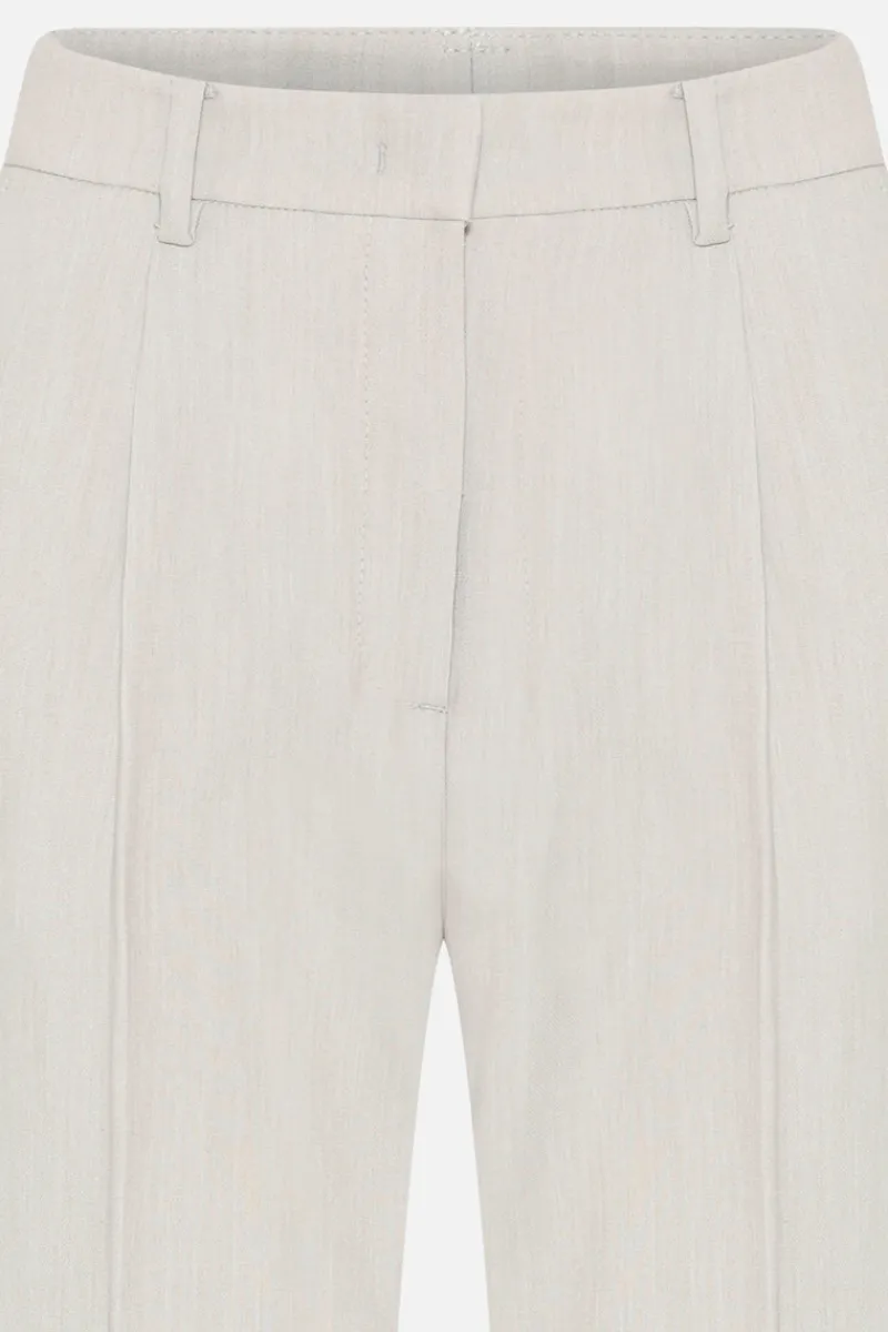 Hot Bruuns Bazaar CindySusBBDagny pants - Silver Cloud melange