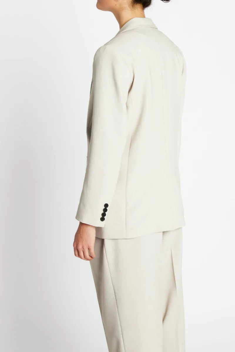 Best Bruuns Bazaar CindySusBBFrida blazer - Silver Cloud melange