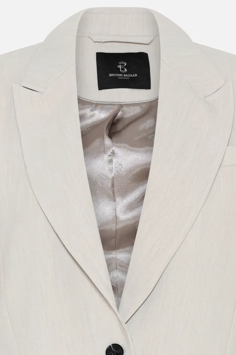 Best Bruuns Bazaar CindySusBBFrida blazer - Silver Cloud melange