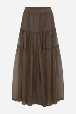 New Bruuns Bazaar CoakumBBVistine skirt - Dark Brown