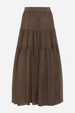 New Bruuns Bazaar CoakumBBVistine skirt - Dark Brown