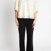 Sale Bruuns Bazaar CollardBBMajlya blouse - Kit w Metallic