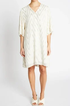 Online Bruuns Bazaar CollardBBMajlyas dress - Kit w Metallic