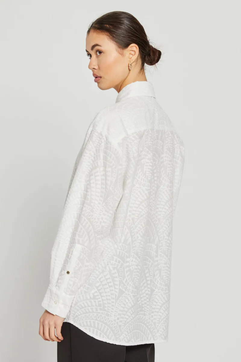 Best Bruuns Bazaar Coreopsis Blauw shirt - Sneeuwwitje