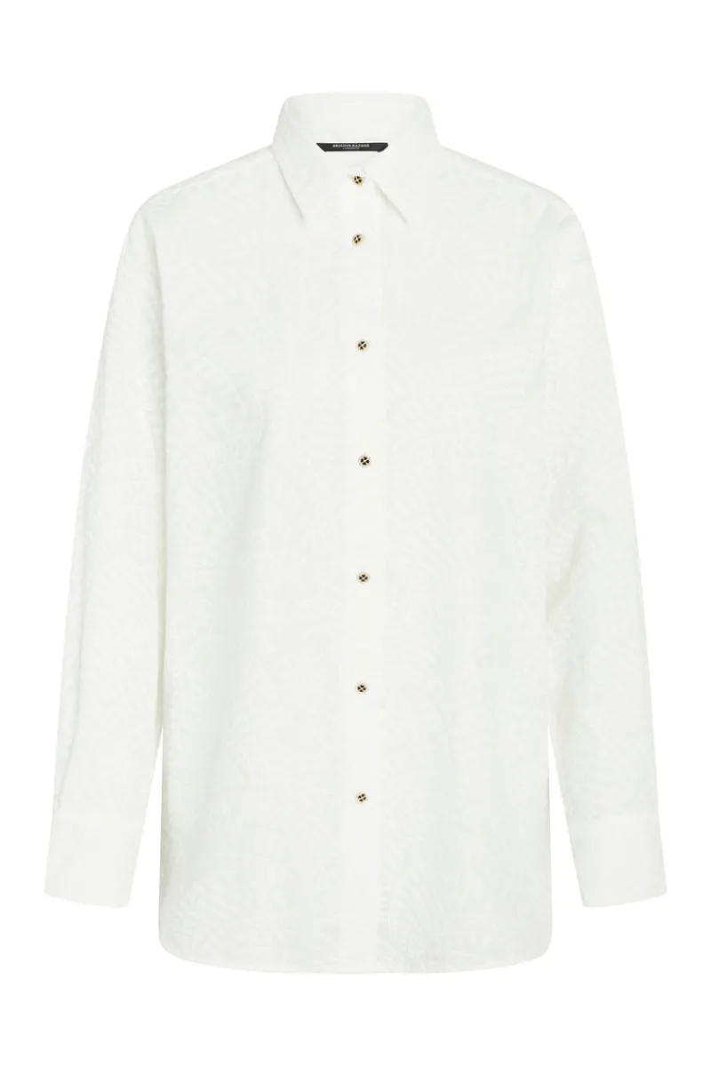 Best Bruuns Bazaar Coreopsis Blauw shirt - Sneeuwwitje