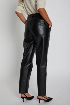 Sale Bruuns Bazaar CrocoBBDagga BROEK - Zwart