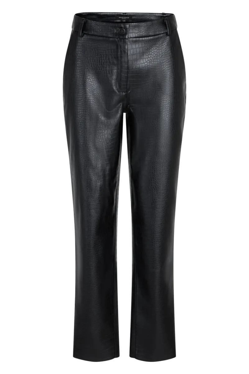 Sale Bruuns Bazaar CrocoBBDagga BROEK - Zwart
