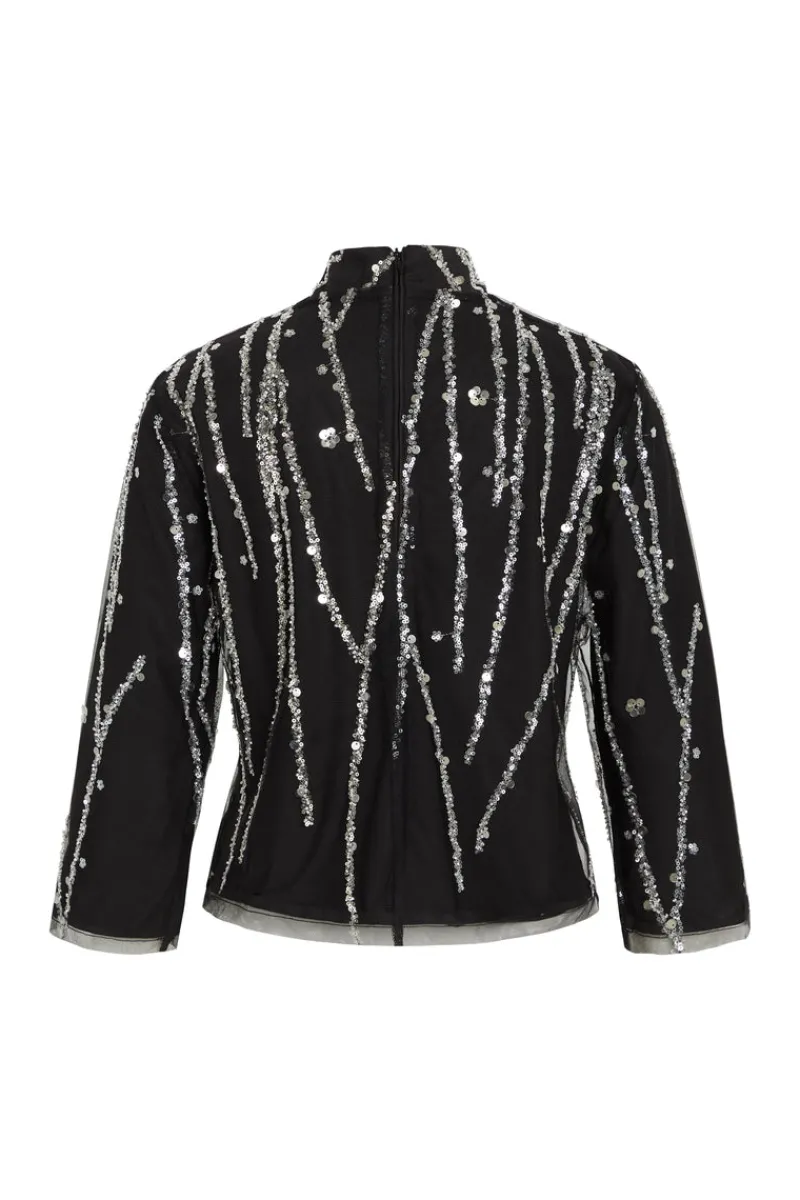 Best Bruuns Bazaar DaffiBBIgnaras blouse - Black w silver