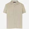 Hot Bruuns Bazaar DimensionBBHomme shirt - .Sand