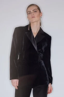 New Bruuns Bazaar DulcaBBMagsis blazer - Black