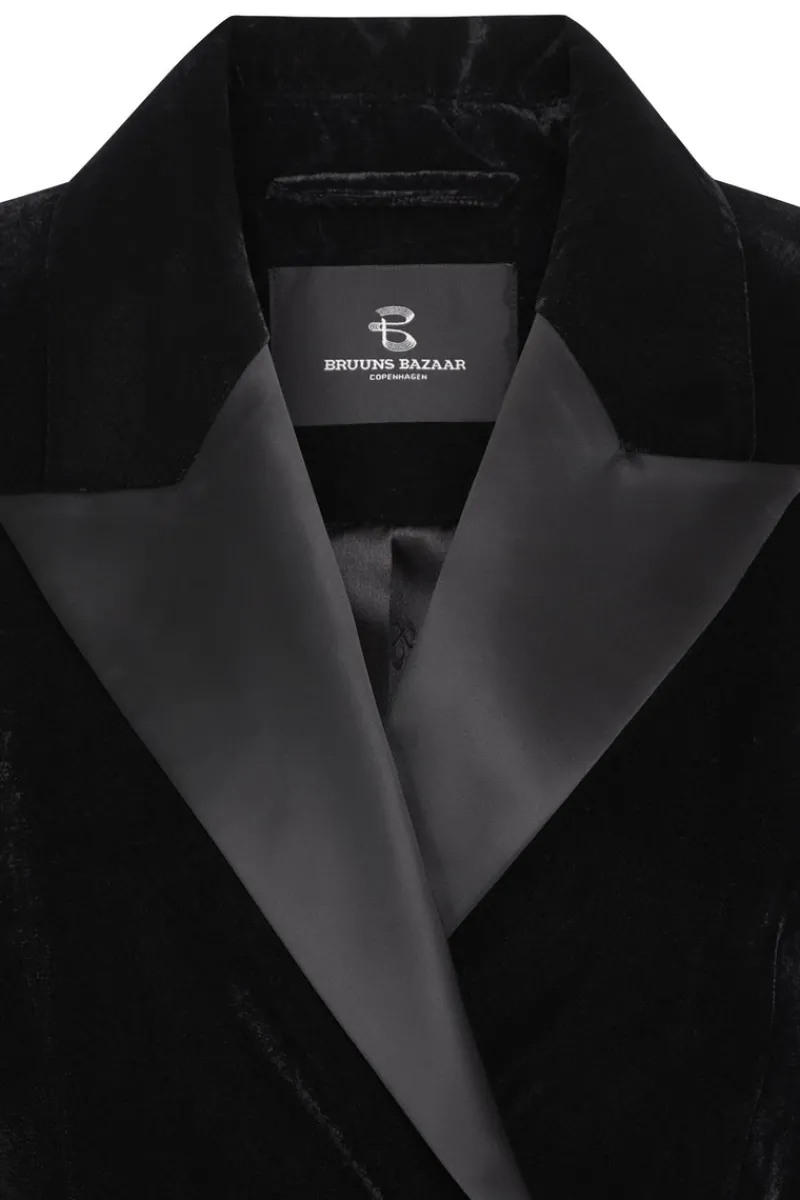 New Bruuns Bazaar DulcaBBMagsis blazer - Black