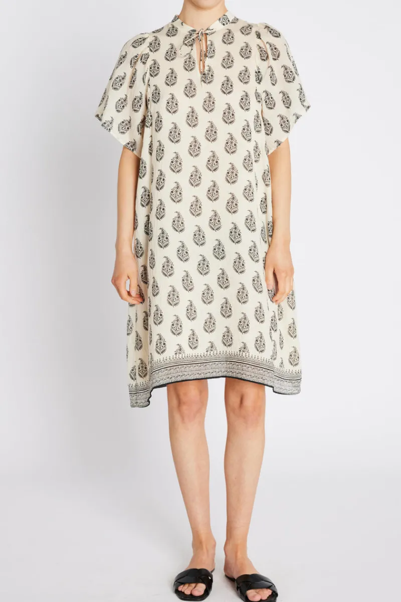 Clearance Bruuns Bazaar DuscleBBJulia dress - Cream / Black