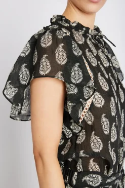 Clearance Bruuns Bazaar DuscleBBSabina top - Black/Cream