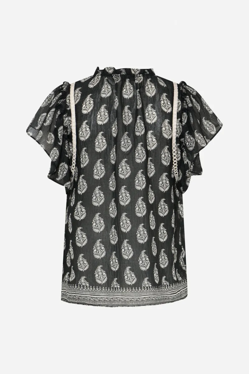 Clearance Bruuns Bazaar DuscleBBSabina top - Black/Cream
