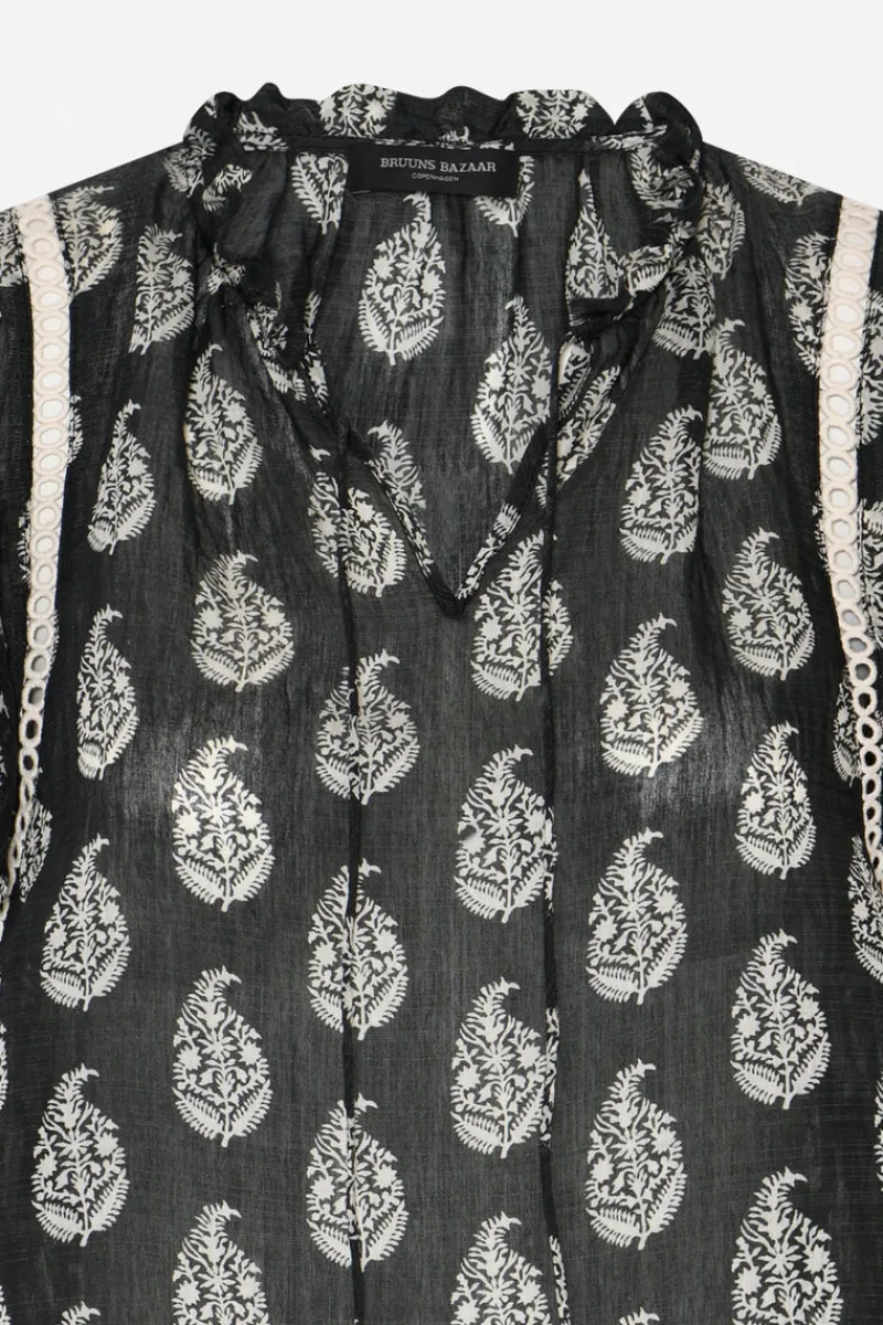 Clearance Bruuns Bazaar DuscleBBSabina top - Black/Cream