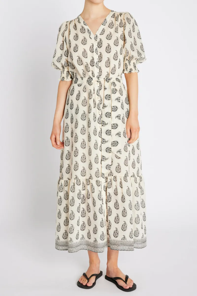 New Bruuns Bazaar DuscleBBYana dress - Cream / Black