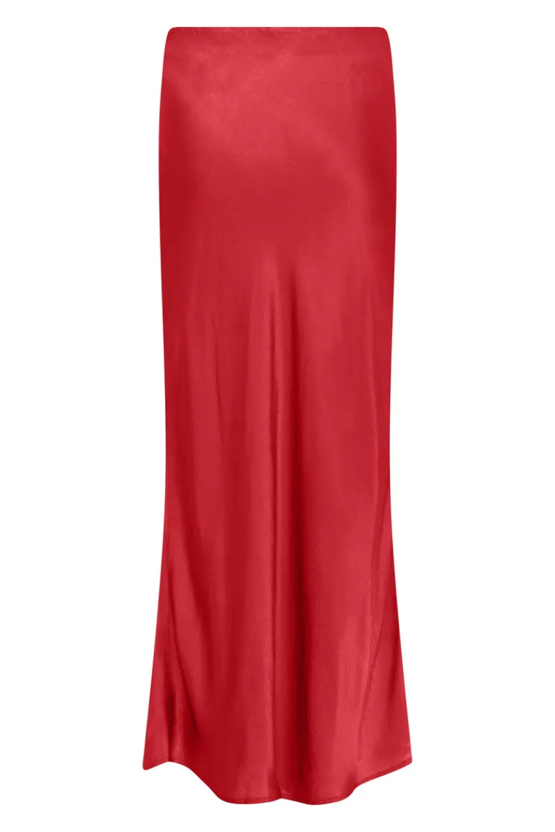 Clearance Bruuns Bazaar EuterpaBBJoanelle skirt - Deep Claret