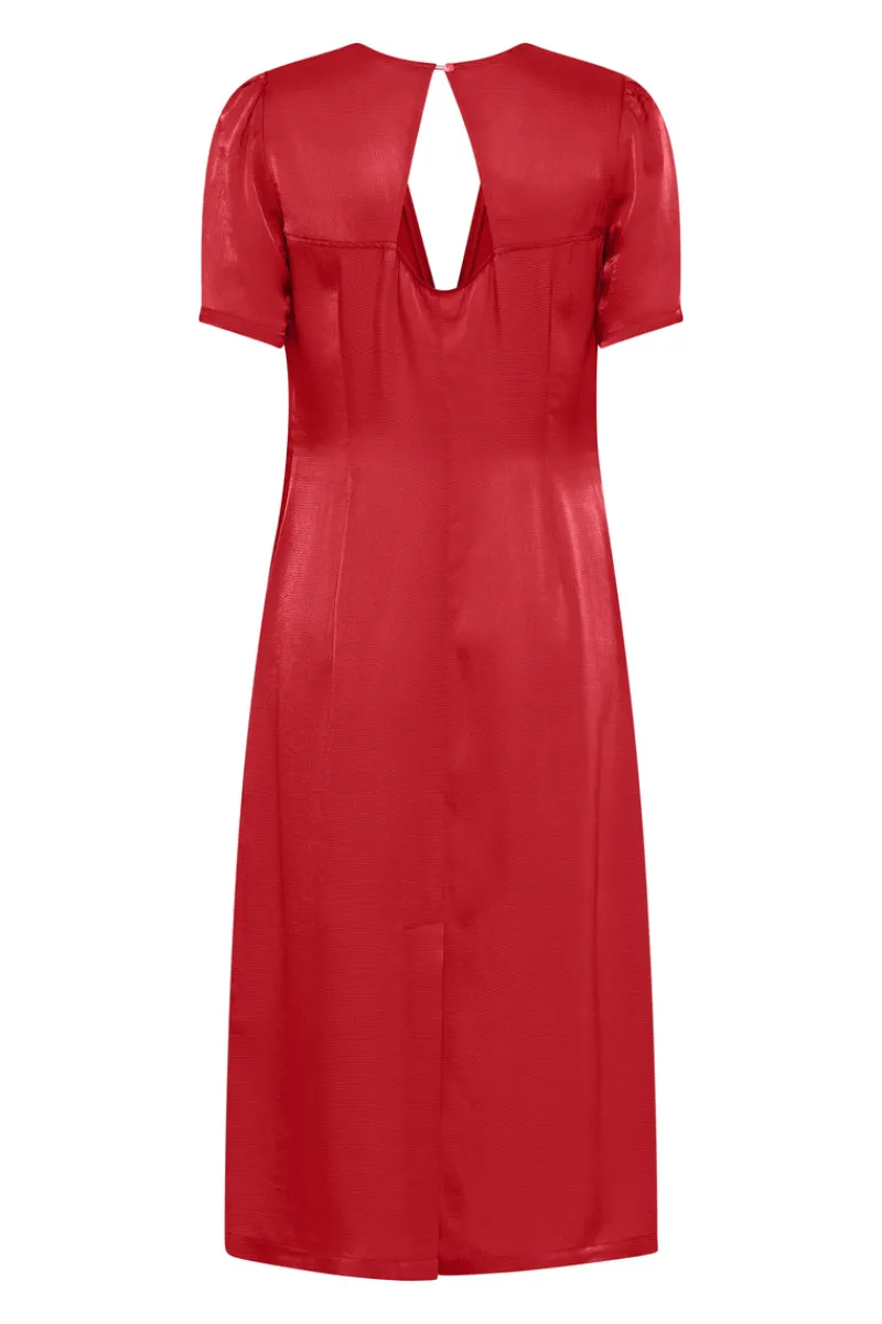 New Bruuns Bazaar EuterpaBBNemi dress - Deep Claret