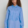 Hot Bruuns Bazaar FarinosaBBMarcy shirt - Granada Sky