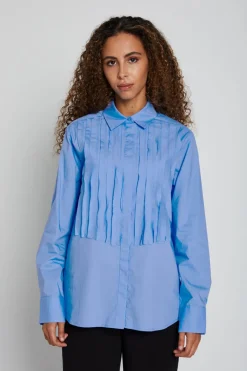 Hot Bruuns Bazaar FarinosaBBMarcy shirt - Granada Sky