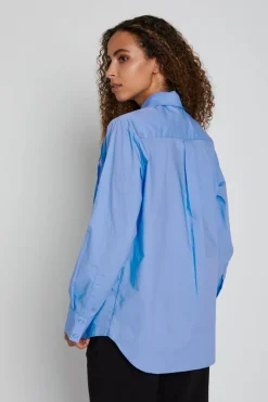 Hot Bruuns Bazaar FarinosaBBMarcy shirt - Granada Sky