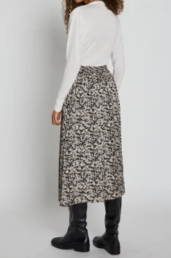 Outlet Bruuns Bazaar FloretBBAmattas skirt - Sand Black