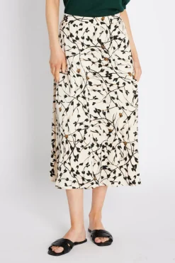 Fashion Bruuns Bazaar FloretBBAmattas skirt - White Cream AOP
