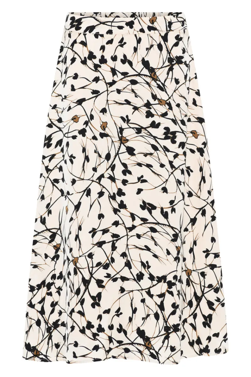 Fashion Bruuns Bazaar FloretBBAmattas skirt - White Cream AOP