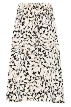 Fashion Bruuns Bazaar FloretBBAmattas skirt - White Cream AOP
