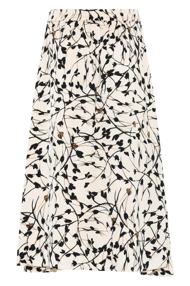 Fashion Bruuns Bazaar FloretBBAmattas skirt - White Cream AOP
