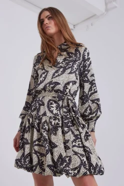 Sale Bruuns Bazaar FloretBBAvril dress - Sand print