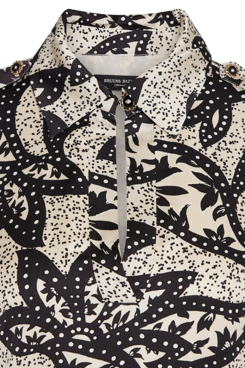 Sale Bruuns Bazaar FloretBBAvril dress - Sand print