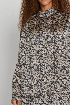 Outlet Bruuns Bazaar FloretBBChatrine blouse - Sand Black