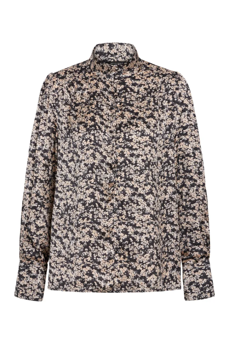 Outlet Bruuns Bazaar FloretBBChatrine blouse - Sand Black