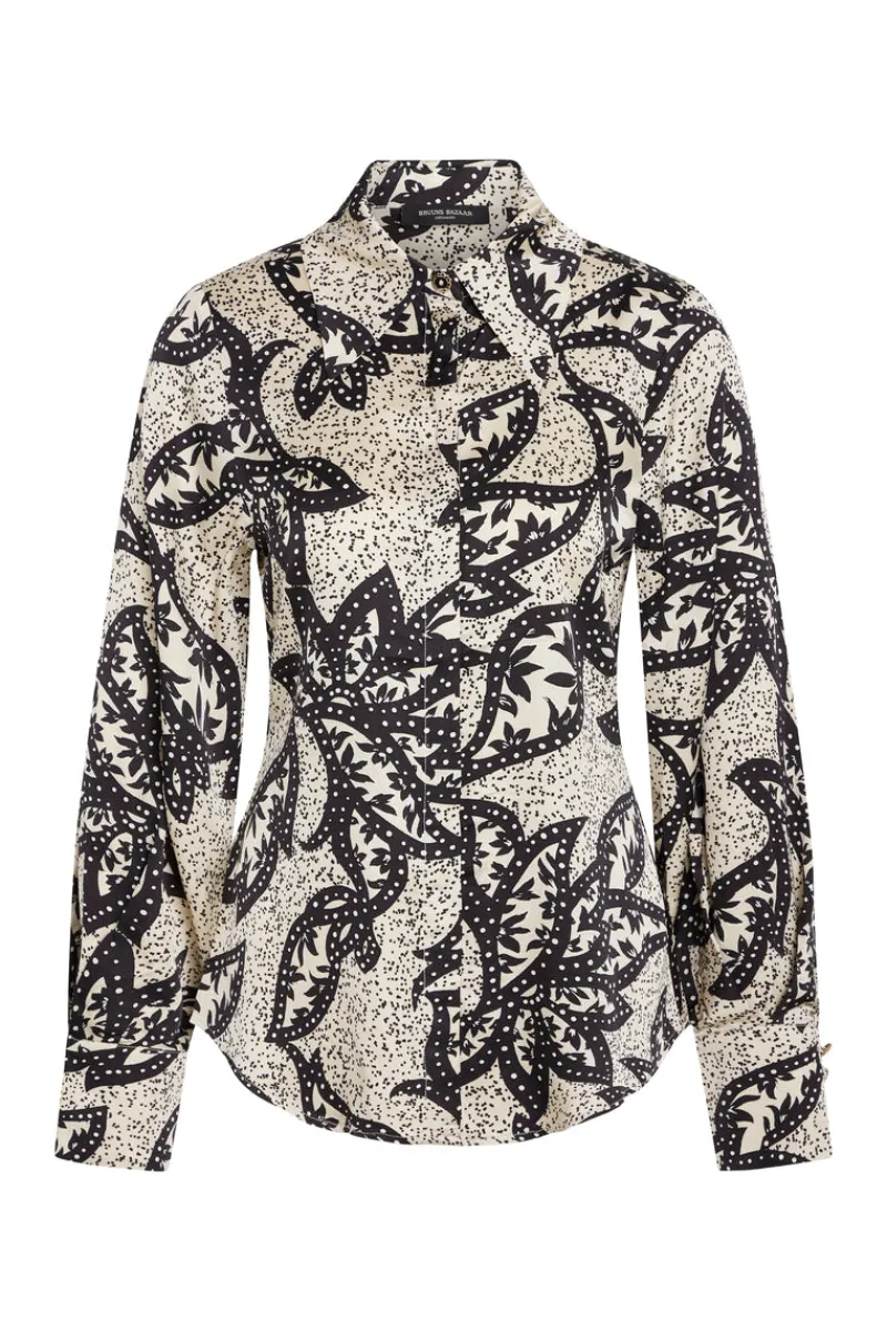 Sale Bruuns Bazaar FloretBBElas shirt - Sand print