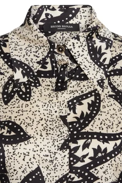 Sale Bruuns Bazaar FloretBBElas shirt - Sand print