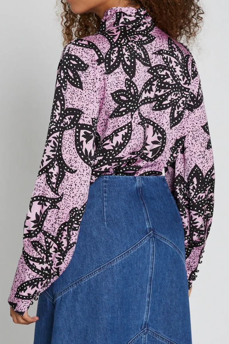 Best Bruuns Bazaar FloretBBHayetta shirt - Pink print