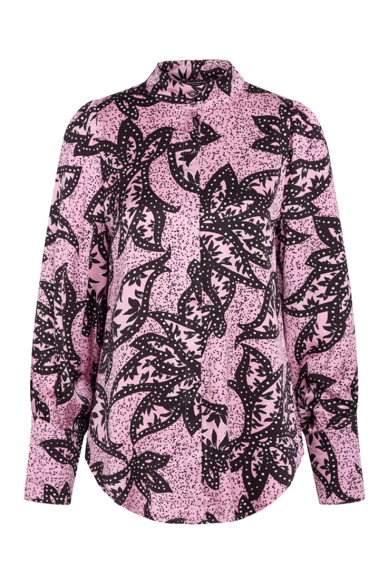 Best Bruuns Bazaar FloretBBHayetta shirt - Pink print