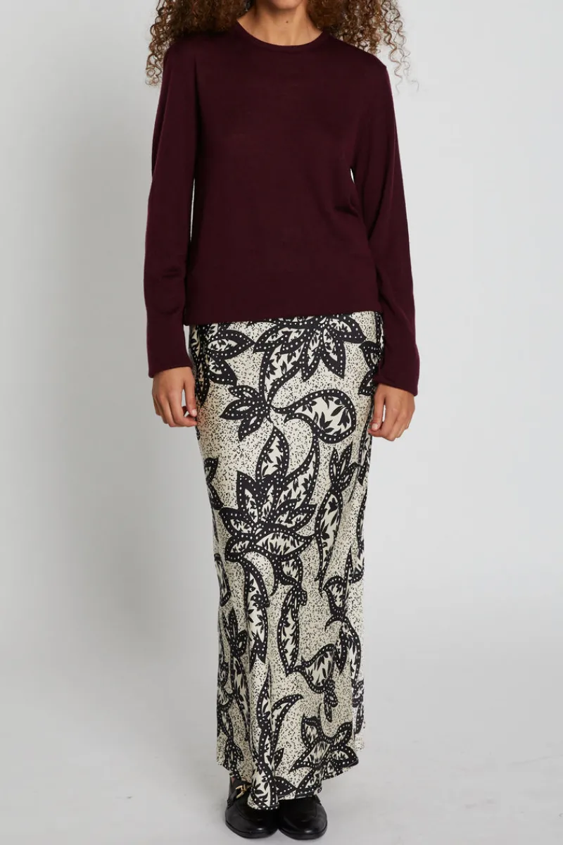 Discount Bruuns Bazaar FloretBBJoanelle skirt - Sand print