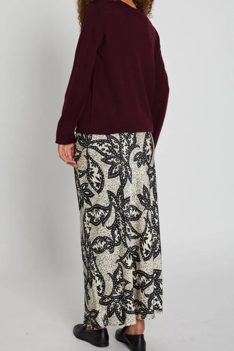 Discount Bruuns Bazaar FloretBBJoanelle skirt - Sand print